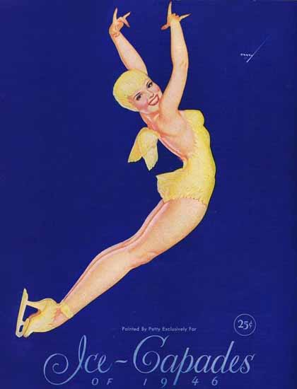 Ice-Capades of 1946 Pin-Up Girl George Petty Sex Appeal | Sex Appeal Vintage Ads and Covers 1891-1970