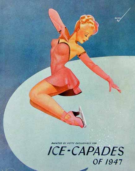 Ice-Capades of 1947 Pin-Up Girl George Petty Sex Appeal | Sex Appeal Vintage Ads and Covers 1891-1970