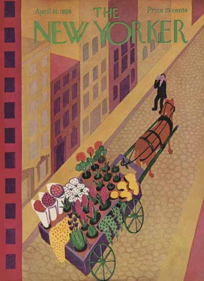 Ilonka Karasz The New Yorker 1926_04_24 Copyright | The New Yorker Graphic Art Covers 1925-1945