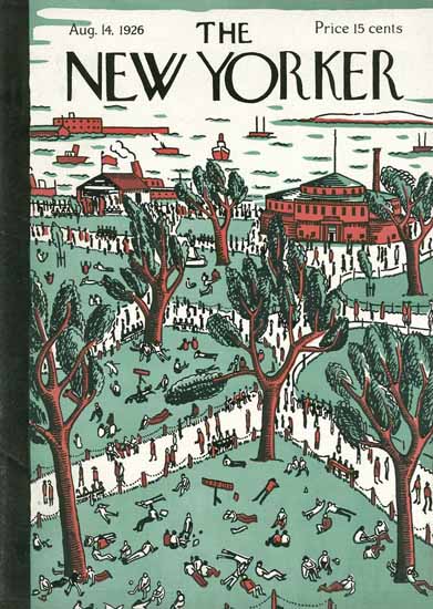 Ilonka Karasz The New Yorker 1926_08_14 Copyright | The New Yorker Graphic Art Covers 1925-1945