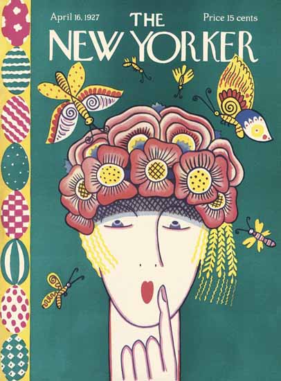 Ilonka Karasz The New Yorker 1927_04_16 Copyright | The New Yorker Graphic Art Covers 1925-1945