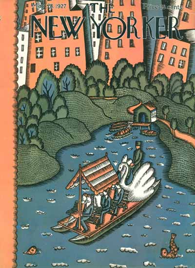 Ilonka Karasz The New Yorker 1927_05_28 Copyright | The New Yorker Graphic Art Covers 1925-1945