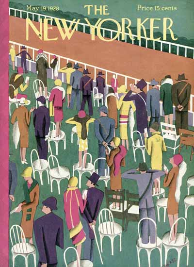 Ilonka Karasz The New Yorker 1928_05_19 Copyright | The New Yorker Graphic Art Covers 1925-1945