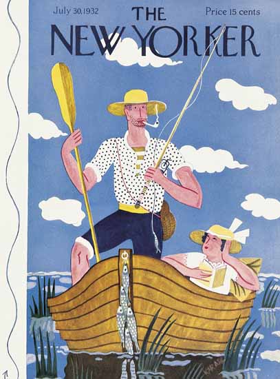 Ilonka Karasz The New Yorker 1932_07_30 Copyright | The New Yorker Graphic Art Covers 1925-1945