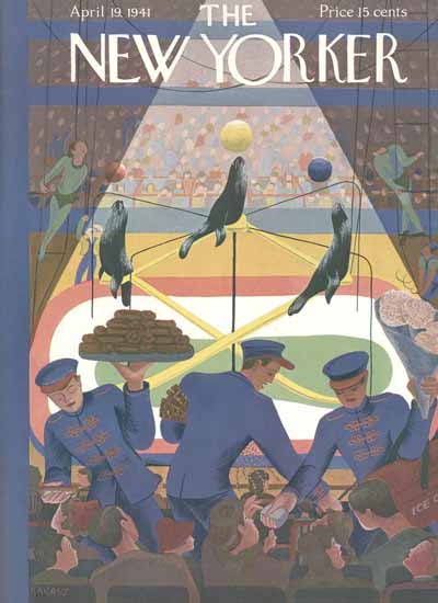 Ilonka Karasz The New Yorker 1941_04_19 Copyright | The New Yorker Graphic Art Covers 1925-1945