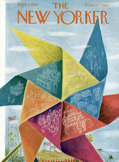 Ilonka Karasz The New Yorker 1949_09_03 Copyright | The New Yorker Graphic Art Covers 1946-1970