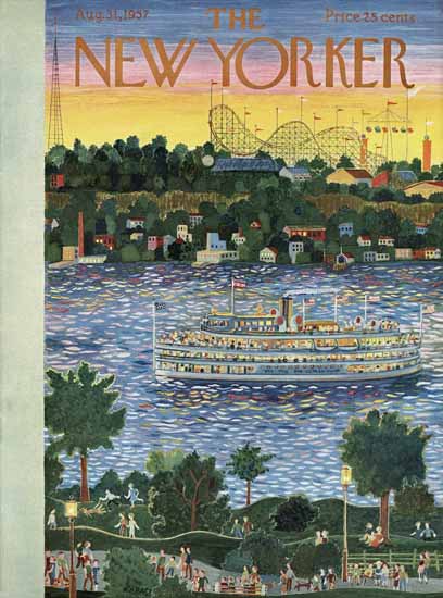 Ilonka Karasz The New Yorker 1957_08_31 Copyright | The New Yorker Graphic Art Covers 1946-1970