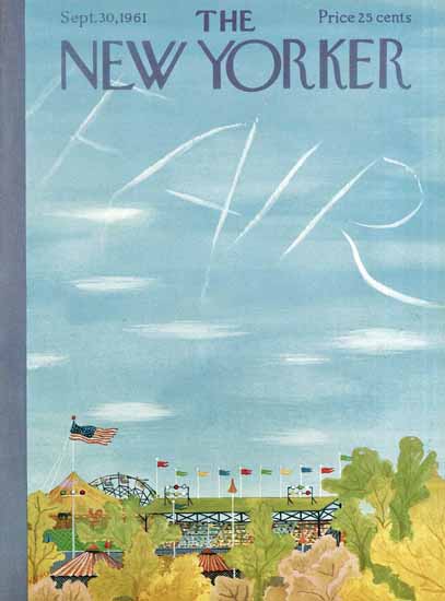 Ilonka Karasz The New Yorker 1961_09_30 Copyright | The New Yorker Graphic Art Covers 1946-1970