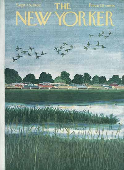 Ilonka Karasz The New Yorker 1962_09_15 Copyright | The New Yorker Graphic Art Covers 1946-1970