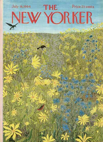 Ilonka Karasz The New Yorker 1964_07_18 Copyright | The New Yorker Graphic Art Covers 1946-1970