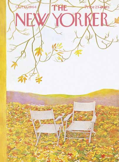 Ilonka Karasz The New Yorker 1964_10_17 Copyright | The New Yorker Graphic Art Covers 1946-1970