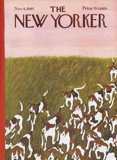 Ilonka Karasz The New Yorker 1965_11_06 Copyright | The New Yorker Graphic Art Covers 1946-1970