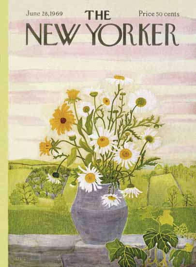 Ilonka Karasz The New Yorker 1969_06_28 Copyright | The New Yorker Graphic Art Covers 1946-1970