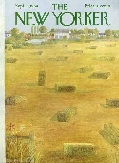 Ilonka Karasz The New Yorker 1969_09_13 Copyright | The New Yorker Graphic Art Covers 1946-1970