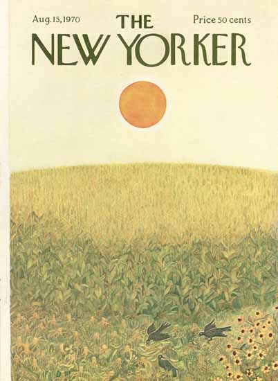 Ilonka Karasz The New Yorker 1970_08_15 Copyright | The New Yorker Graphic Art Covers 1946-1970