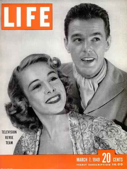 Imogene Coca Loren Welch 7 Mar 1949 Copyright Life Magazine | Life Magazine BW Photo Covers 1936-1970