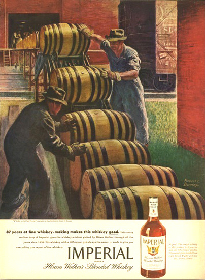 Imperial Hiram Walker Blended Whiskey 1 | Vintage Ad and Cover Art 1891-1970