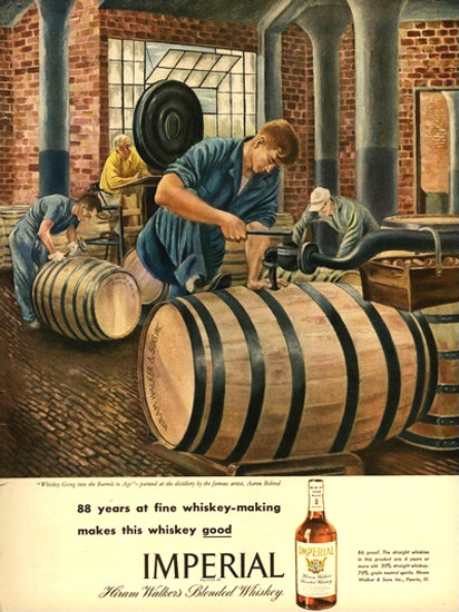 Imperial Hiram Walker Blended Whiskey 3 | Vintage Ad and Cover Art 1891-1970