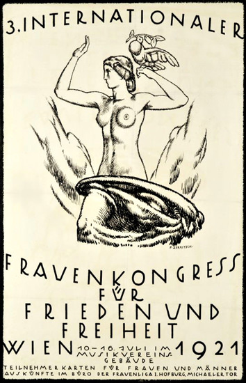 Internationaler Frauenkongress Wien 1921 | Sex Appeal Vintage Ads and Covers 1891-1970