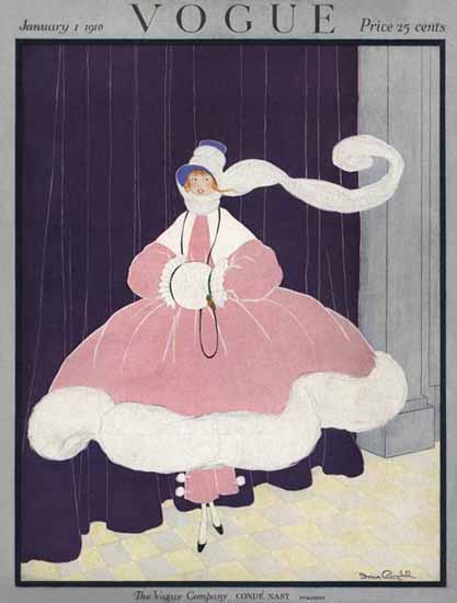 Irma Campbell Vogue Cover 1916-01-01 Copyright | Vogue Magazine Graphic Art Covers 1902-1958