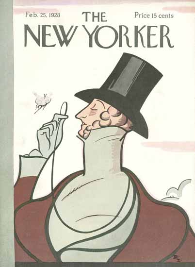 Irvin the Typeface of The New Yorker 1928_02_25 Copyright | The New Yorker Graphic Art Covers 1925-1945