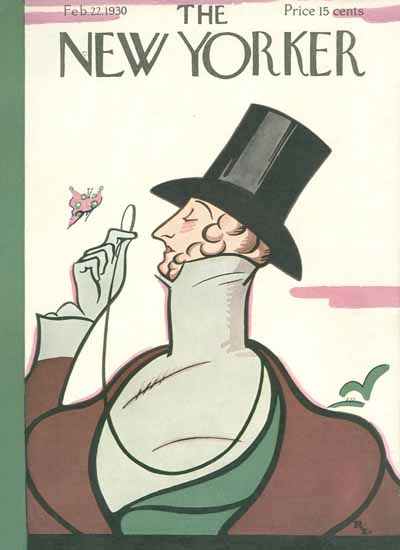 Irvin the Typeface of The New Yorker 1930_02_22 Copyright | The New Yorker Graphic Art Covers 1925-1945