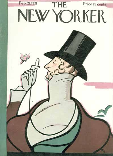 Irvin the Typeface of The New Yorker 1931_02_21 Copyright | The New Yorker Graphic Art Covers 1925-1945