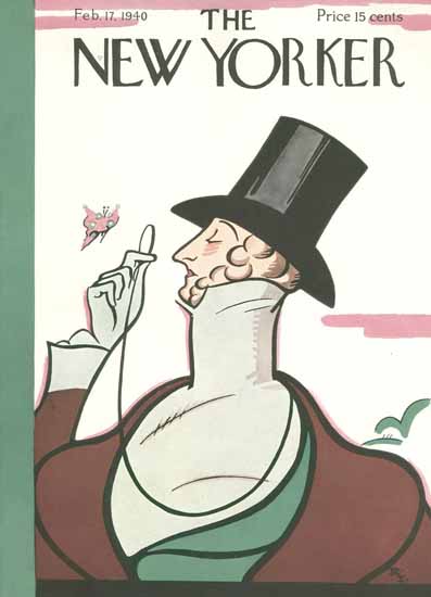 Irvin the Typeface of The New Yorker 1940_02_17 Copyright | The New Yorker Graphic Art Covers 1925-1945