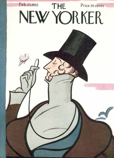 Irvin the Typeface of The New Yorker 1952_02_23 Copyright | The New Yorker Graphic Art Covers 1946-1970