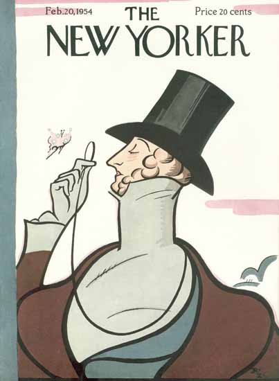 Irvin the Typeface of The New Yorker 1954_02_20 Copyright | The New Yorker Graphic Art Covers 1946-1970