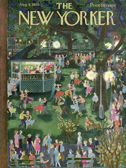 Irvin the Typeface of The New Yorker 1956_08_04 Copyright | The New Yorker Graphic Art Covers 1946-1970