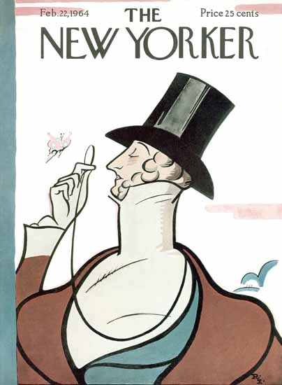 Irvin the Typeface of The New Yorker 1964_02_22 Copyright | The New Yorker Graphic Art Covers 1946-1970