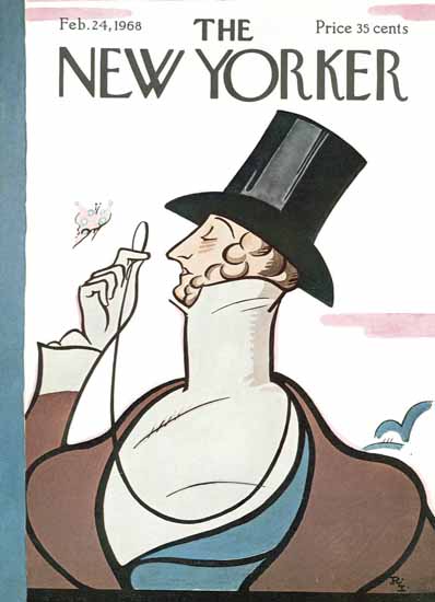 Irvin the Typeface of The New Yorker 1968_02_24 Copyright | The New Yorker Graphic Art Covers 1946-1970