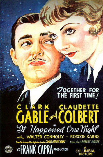 It Happend in One Night Clark Gable Colbert 1934 | Sex Appeal Vintage Ads and Covers 1891-1970