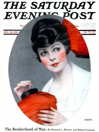 J Knowles Hare Artist Saturday Evening Post 1919_08_30 | The Saturday Evening Post Graphic Art Covers 1892-1930