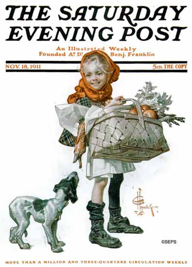 JC Leyendecker Artist Saturday Evening Post 1911_11_18 | The Saturday Evening Post Graphic Art Covers 1892-1930