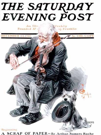 JC Leyendecker Artist Saturday Evening Post 1916_12_23 | The Saturday Evening Post Graphic Art Covers 1892-1930