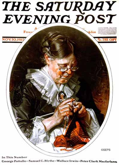 JC Leyendecker Artist Saturday Evening Post 1917_11_10 | The Saturday Evening Post Graphic Art Covers 1892-1930