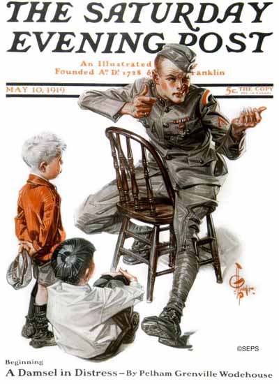 JC Leyendecker Artist Saturday Evening Post 1919_05_10 | The Saturday Evening Post Graphic Art Covers 1892-1930