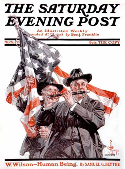 JC Leyendecker Cover Artist Saturday Evening Post 1913_05_24 | The Saturday Evening Post Graphic Art Covers 1892-1930