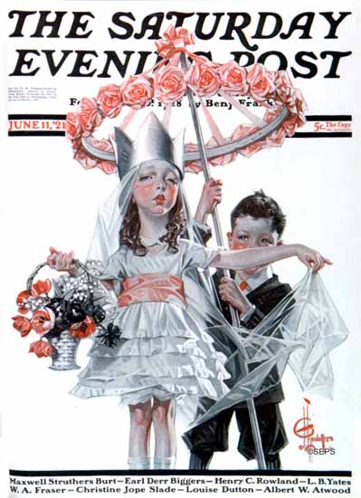 JC Leyendecker Cover Artist Saturday Evening Post 1921_06_11 | The Saturday Evening Post Graphic Art Covers 1892-1930