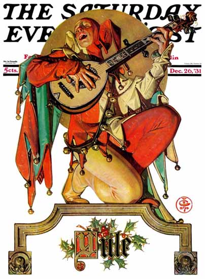 JC Leyendecker Cover Artist Saturday Evening Post 1931_12_26 | The Saturday Evening Post Graphic Art Covers 1931-1969