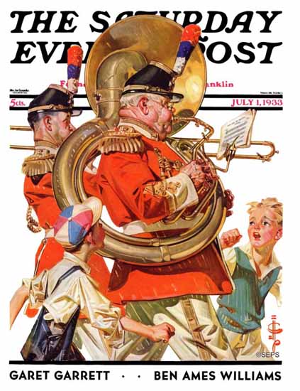 Jc Leyendecker Cover Artist Saturday Evening Post 1933 07 01 Mad Men