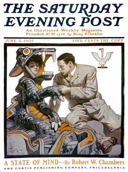 JC Leyendecker Saturday Evening Post 1905_06_03 | The Saturday Evening Post Graphic Art Covers 1892-1930