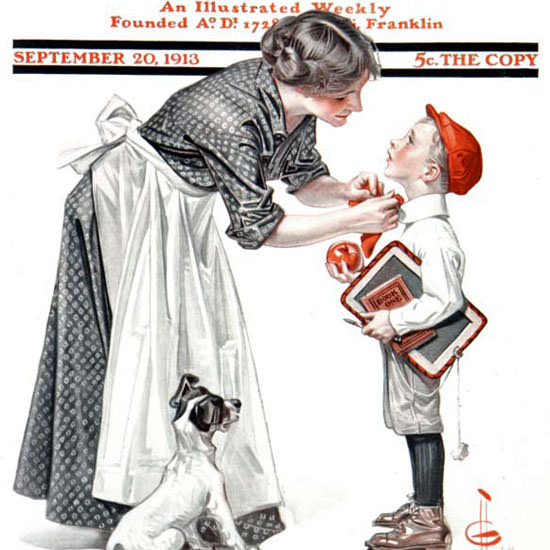 JC Leyendecker Saturday Evening Post 1913_09_20 Copyright crop | Best of 1891-1919 Ad and Cover Art