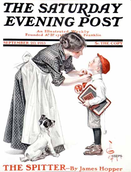 JC Leyendecker Saturday Evening Post 1913_09_20 | The Saturday Evening Post Graphic Art Covers 1892-1930