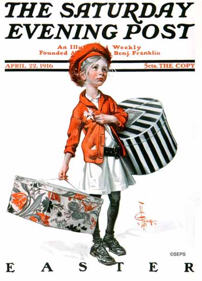 JC Leyendecker Saturday Evening Post 1916_04_22 | The Saturday Evening Post Graphic Art Covers 1892-1930