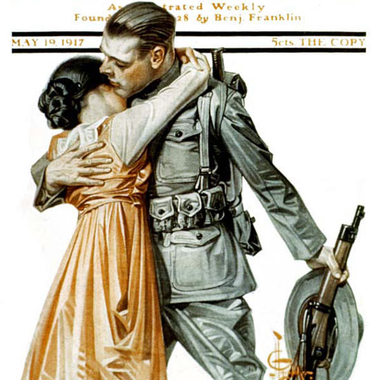 JC Leyendecker Saturday Evening Post 1917_05_19 Copyright crop | Best of 1891-1919 Ad and Cover Art