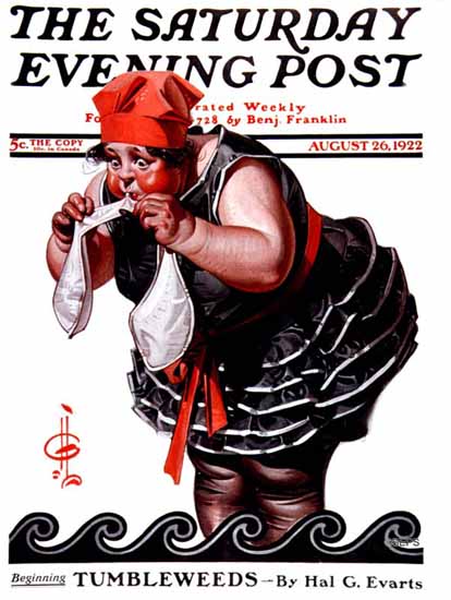 JC Leyendecker Saturday Evening Post 1922_08_26 | The Saturday Evening Post Graphic Art Covers 1892-1930