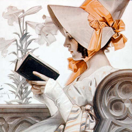 JC Leyendecker Saturday Evening Post Easter 1905_04_22 Copyright crop | Best of Vintage Cover Art 1900-1970